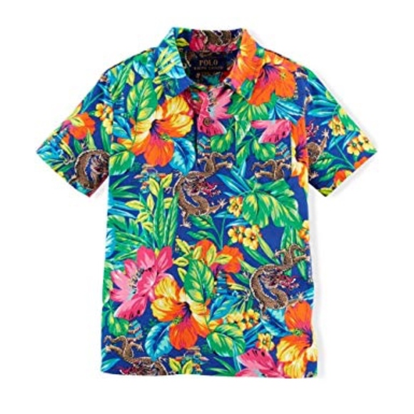 hawaiian polo shirt